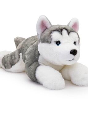 FAO Schwarz Adopt a Pet - Plush Husky Dog Toy - Soft Pet Plush